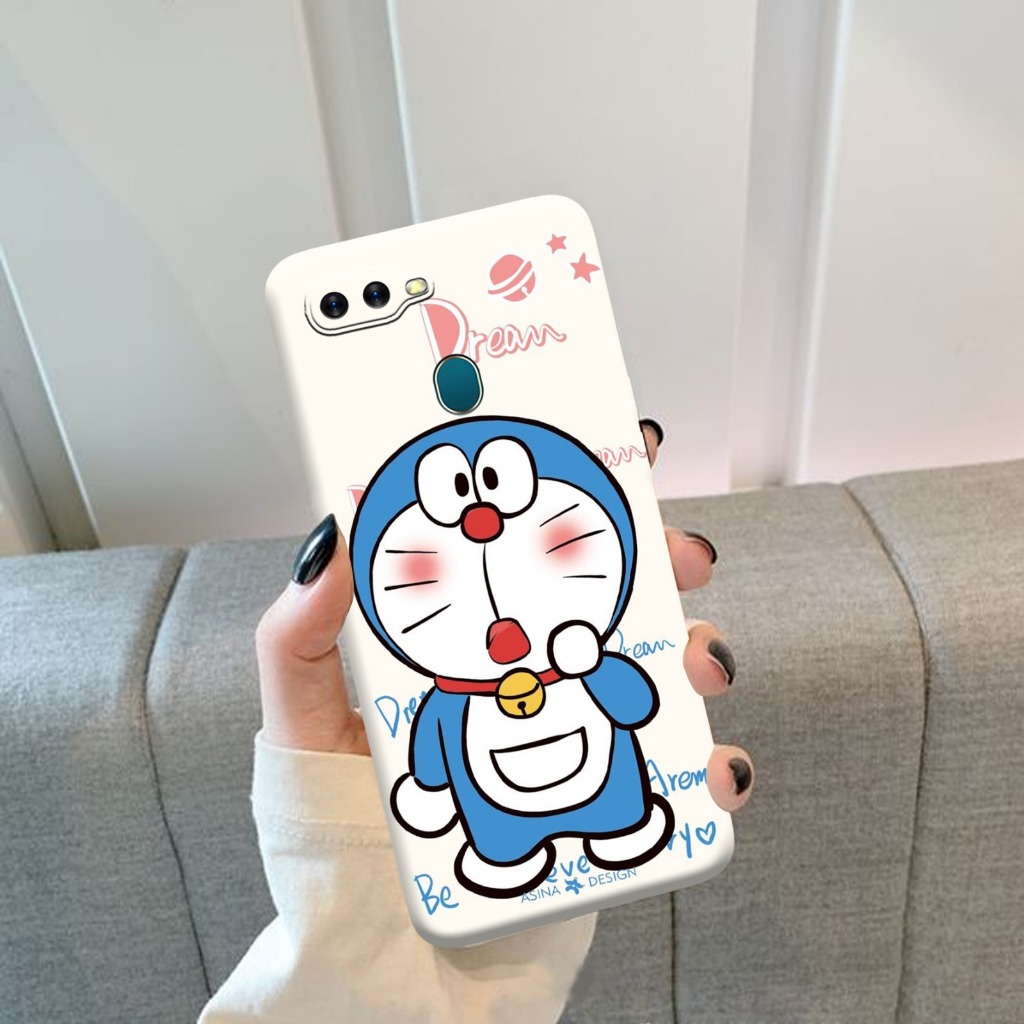 #08MS Casing Softcase Macaron Prokamera OPPO A5S Motif DORAEMON Casing Kekinian Case Hp Murah Casing