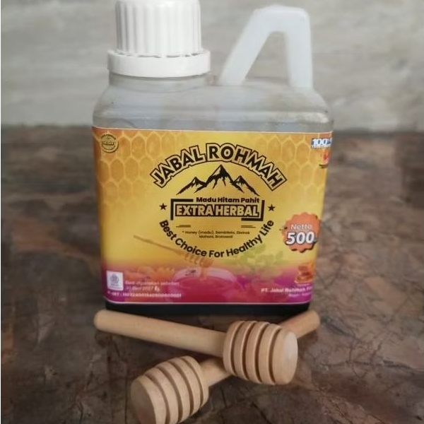 

Madu Hitam Pahit (500gr) Ekstra Herbal Jabal Rohmah Madu Pahit Herbal Untuk Masalah Persendian - Mengurangi Sakit Pegal Linu - Asam Urat