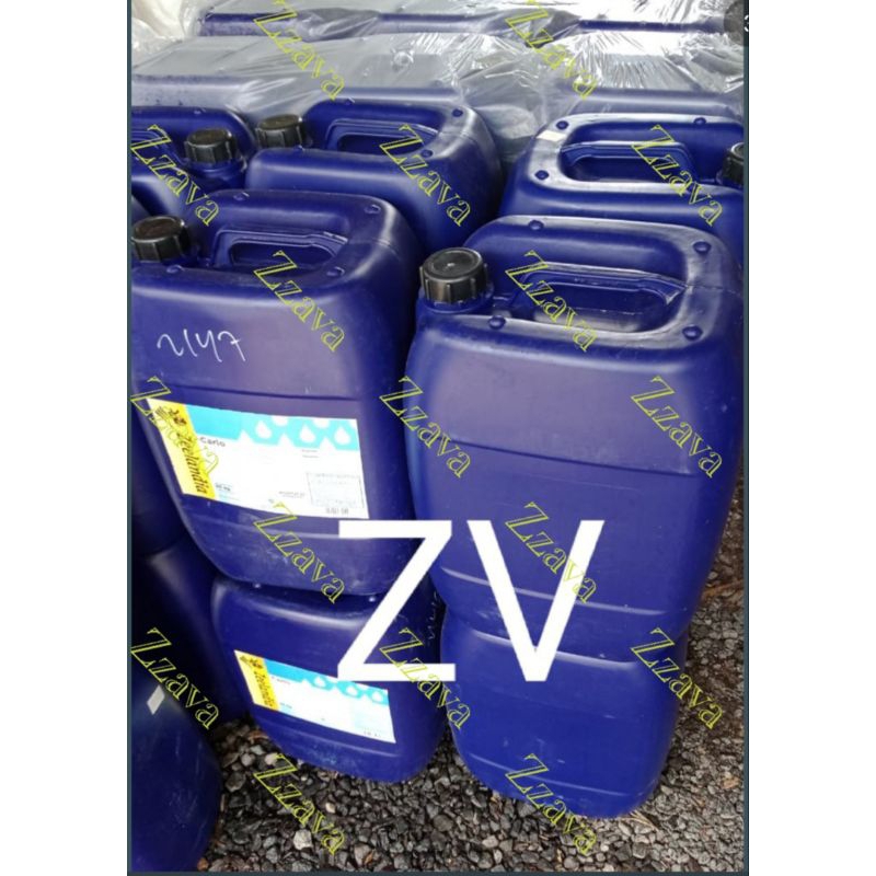 Jerigen 25 liter Bekas / Teng ex oles loyang warna Biru