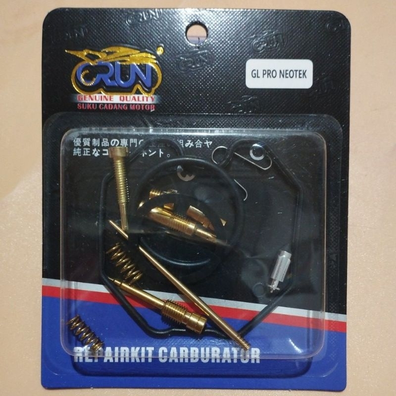 CRUN REPAIRKIT CARBURATOR NEOTECH KEH /GL PRO NEOTECK /MEGAPRO LAMA /REPAIR KIT KARBURATOR ORIGINAL