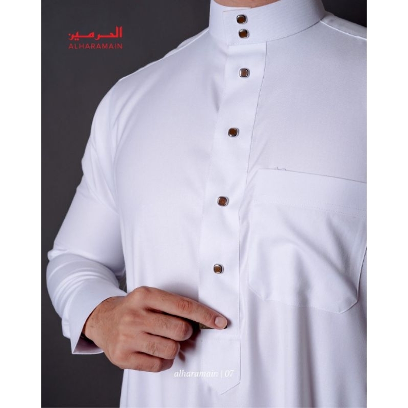 JUBAH GAMIS AL HARAMAIN WOOL PREMIUM MANSET 07 DAN NON MANSET