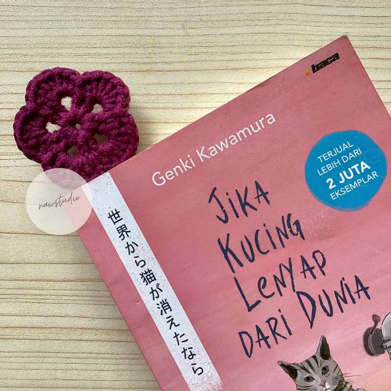 

Crochet Bookmark | Pembatas Buku Rajut