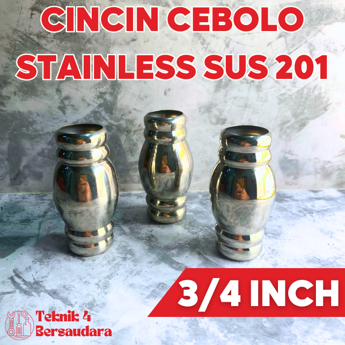 Cincin Cebolo Stainless Aksesories 201 3/4 Inch
