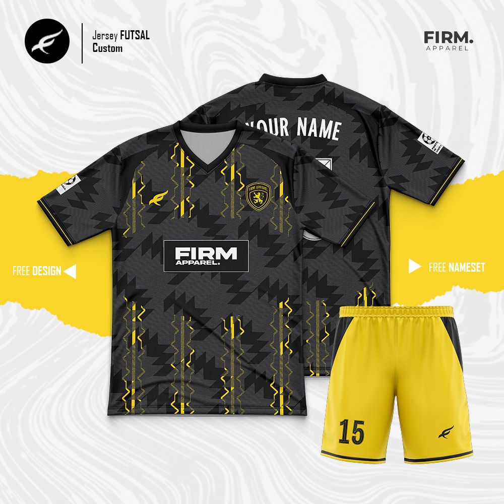 JERSEY FUTSAL CUSTOM TIM GRATIS NAMESET / JERSEY BAJU KAOS OLAHRAGA TIM FUTSAL DAN SEPAK BOLA FULLPR