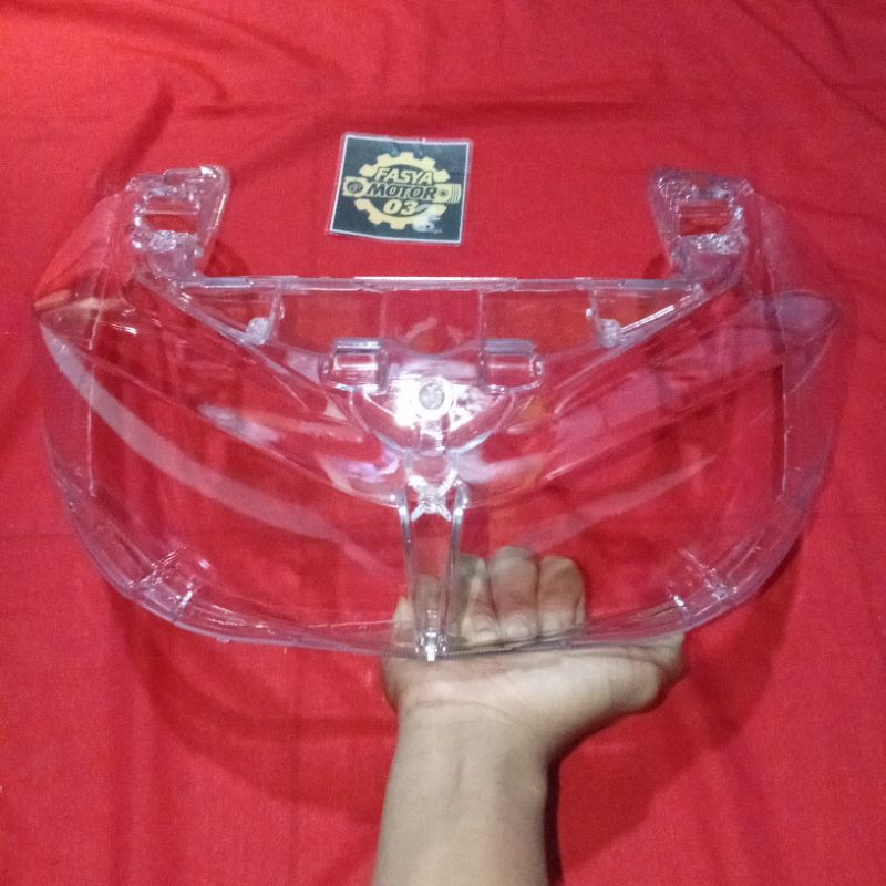 mika kaca lampu depan aerox new