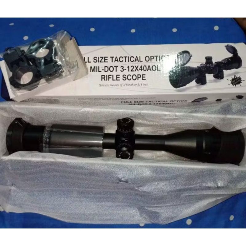 Teropong Teleskop Spike Telescope Original Spake 3-12x40 aol