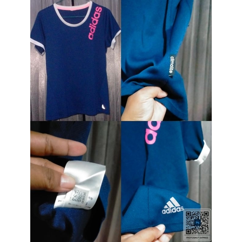 baju wanita adidas navy baju olahraga keren