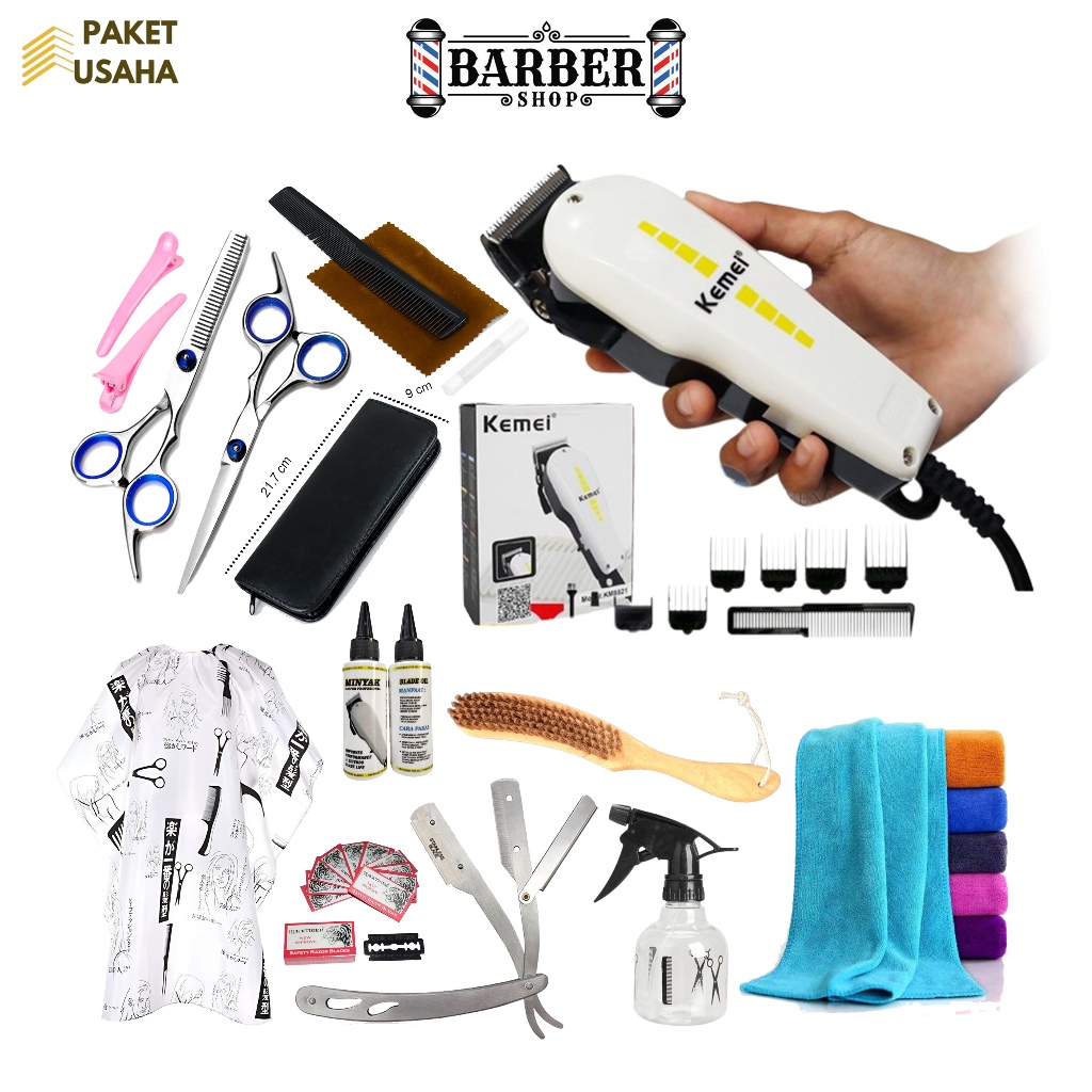 ALAT CUKUR RAMBUT MESIN PANGKAS RAMBUT GUNTING SET CUKUR KEMEI MESIN Hair Clipper ELEKTRIK