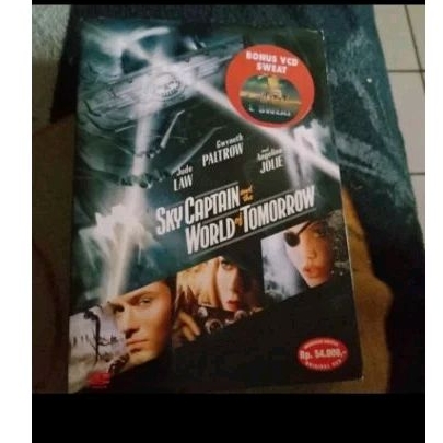 VCD Original Sky Captain And The World Tomorrow Bonus VCD Sweat Bahasa Indonesia Feat Angelia Jolie 