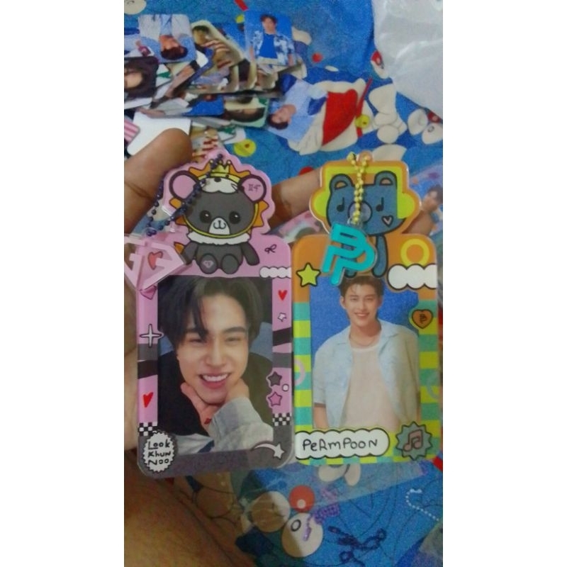 Not Official Card holder Fanmade Acrilic with Mini Charm Couple GMMTV
