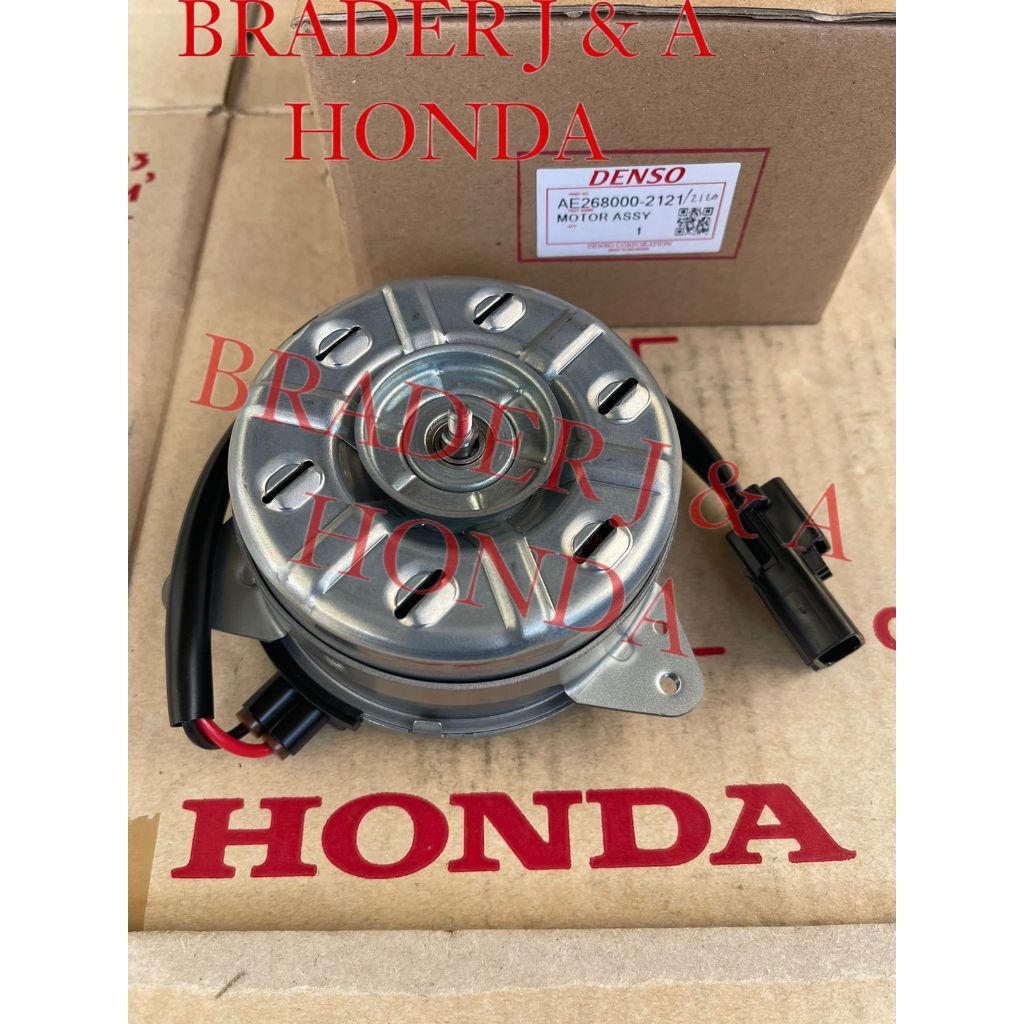 MOTOR XTRA FAN RADIATOR DEPAN PENUMPANG JAZZ GK5 RS ACCORD CR2 CRV GEN 5 RW1 2000 CC WRV HRV RV3 BRV