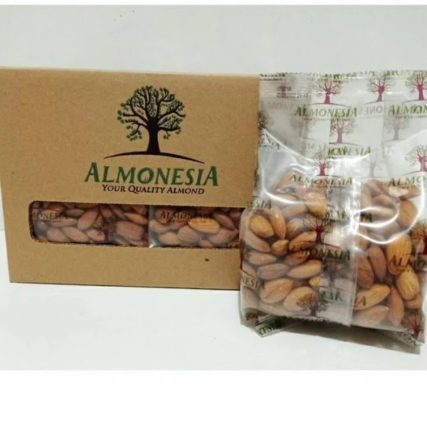 

Kacang Almond Utuh Almonesia Whole Raw Natural Almond 250gr | Repack 100gr