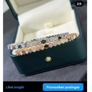 Bangle full moissanite 2mm