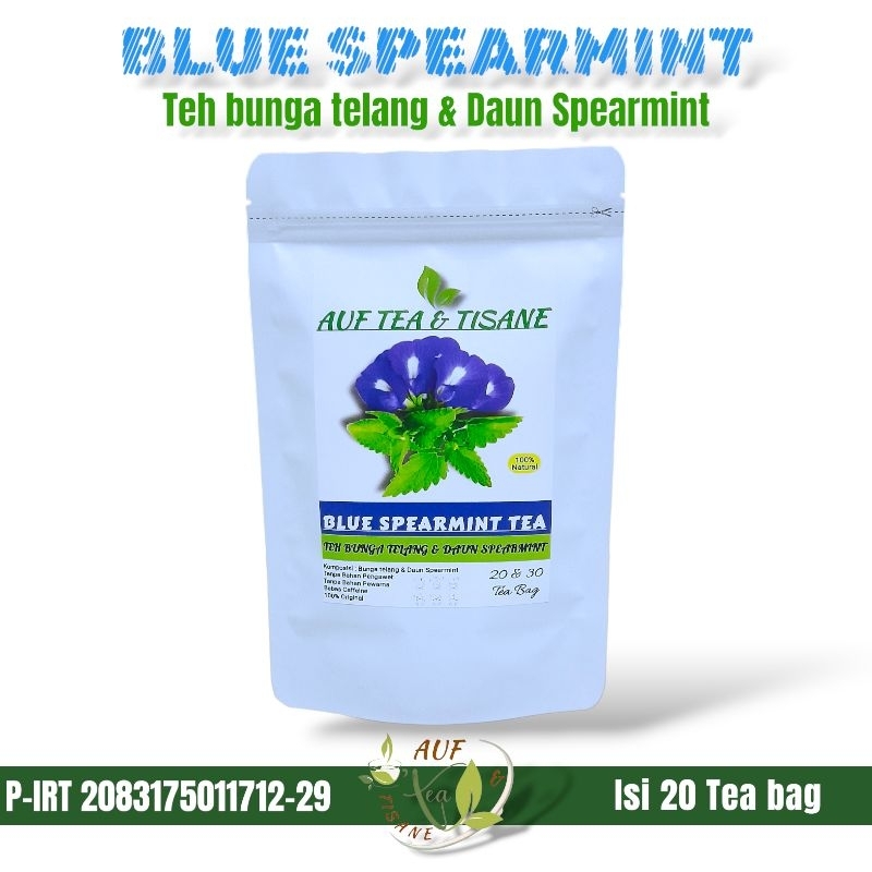 

Blue Spearmint Tea / Teh Bunga Telang Dan Daun Spearmint,Isi 20 Tea Bag(Teh Celup)'AUF TEA & TISANE