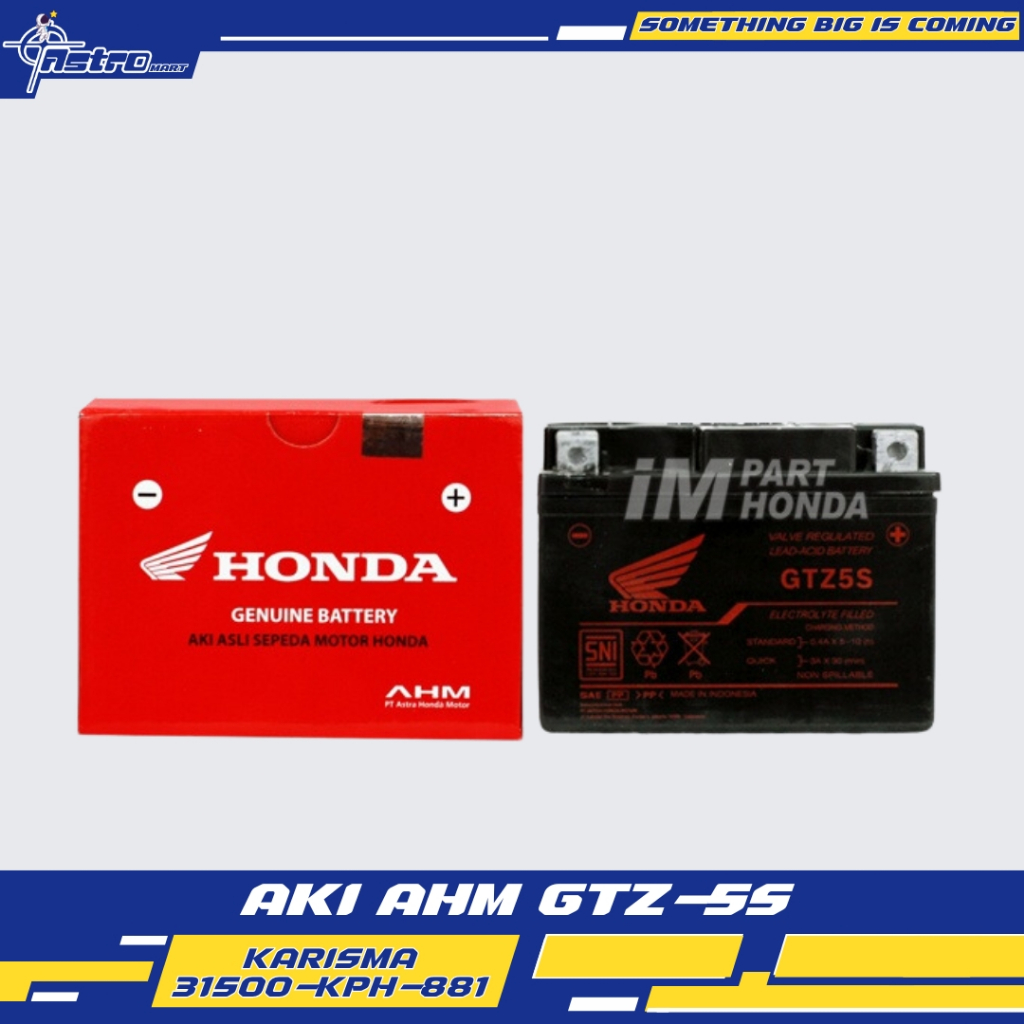 31500-KPH-881AKI KARISMA VARIO BEAT CRF 150 L PRO MON VERZA ORIGINAL HONDA AHM 100% ASLI