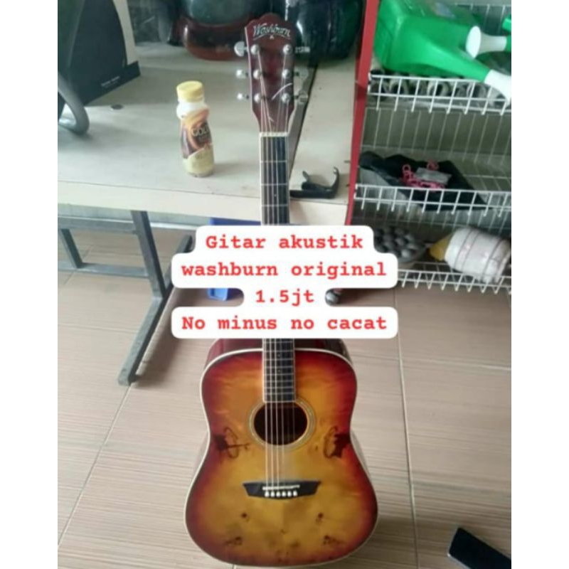 Washburn gitar akustik-listrii alami