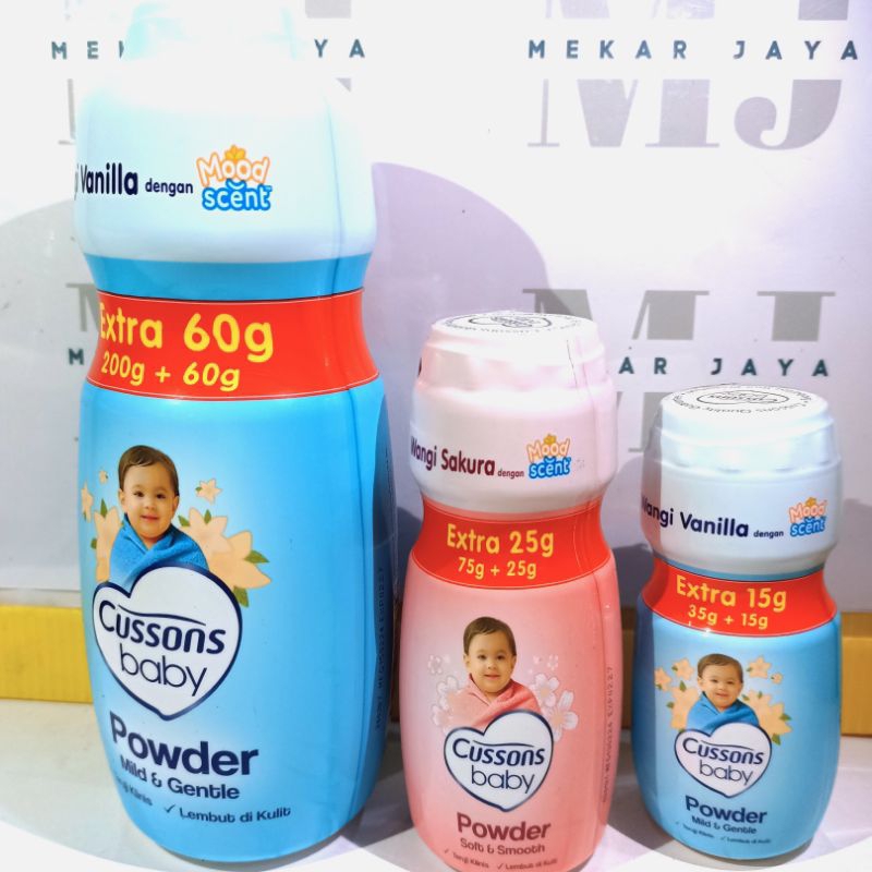 Bedak Cusson Baby Powder  75gr+25gr | 100gr+30g | 200gr+60gr