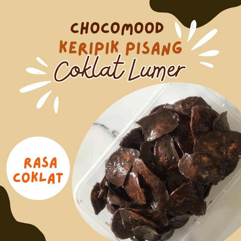 

Kripik Pisang Coklat Lumer Chocomood 150gr / Banana Melted Chocomood