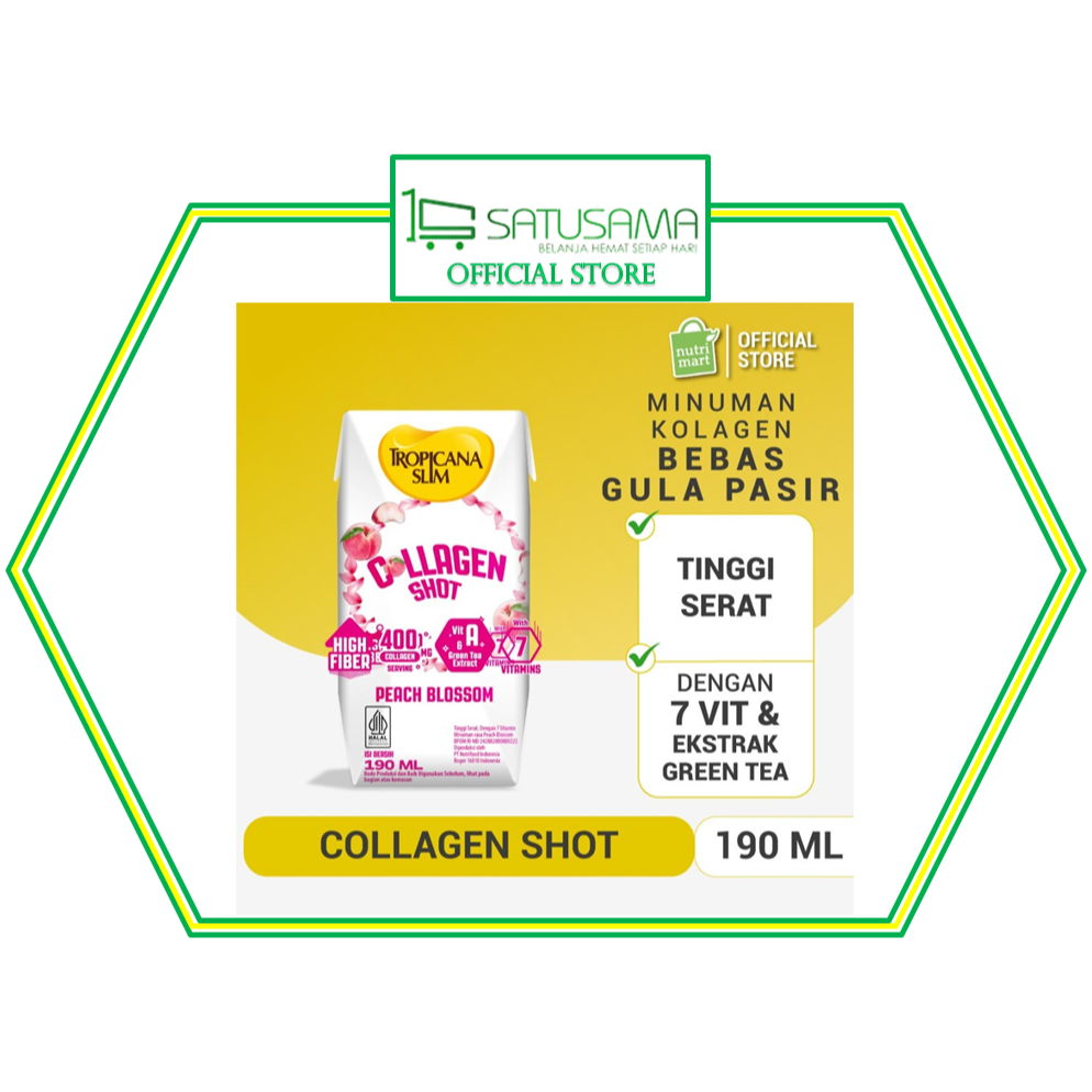 

TROPICANA SLIM RTD COLLAGEN SHOT PEACH BLOSSOM 190 ML