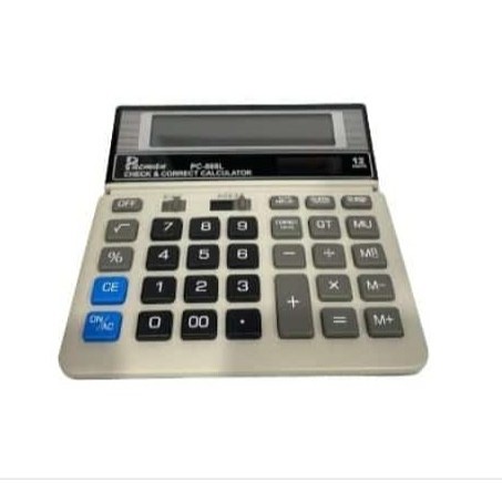 

Kalkulator Meja 12Digit Check & Coreect Calculator | Pacman PC-868L
