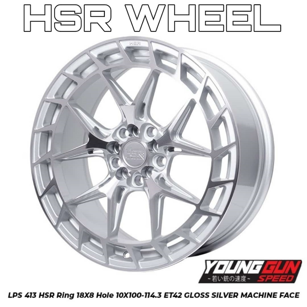 Pelek Ring 18 HSR LPS Untuk Innova Xpander Terios Rush Velg Racing Ring 18