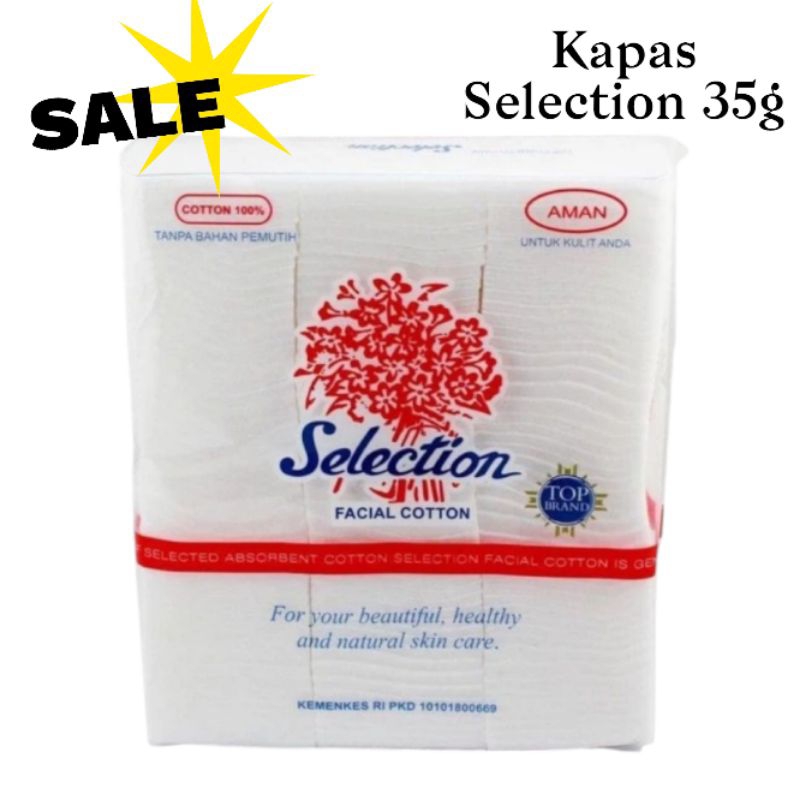 Kapas Selection 35gr - Kapas Lembut Kapas Selection