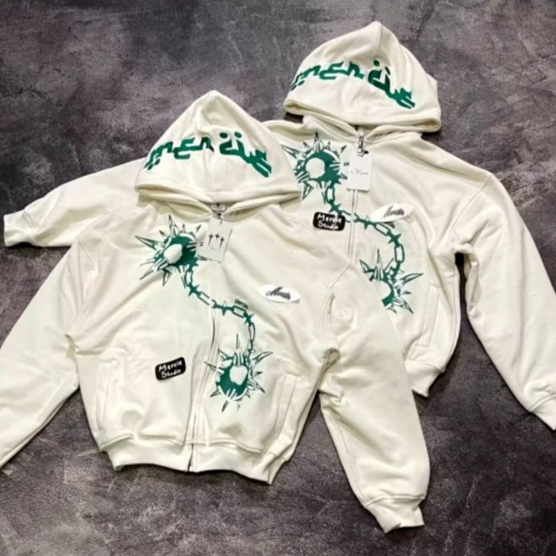 [ORIGINAL 100%] MERCIE STUDIO HOODIE CLOCK
WHITE & BLACK