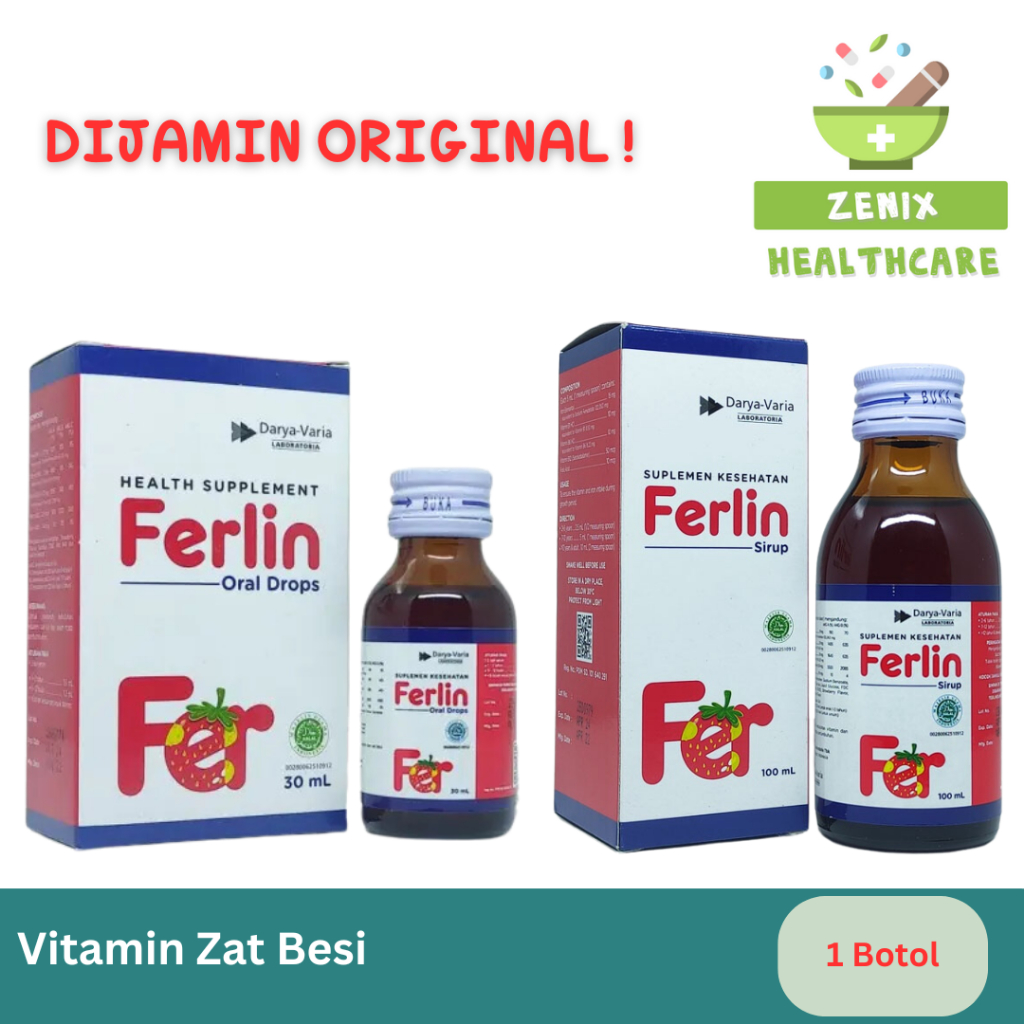 Ferlin Drop/Sirup - Vitamin Zat Besi