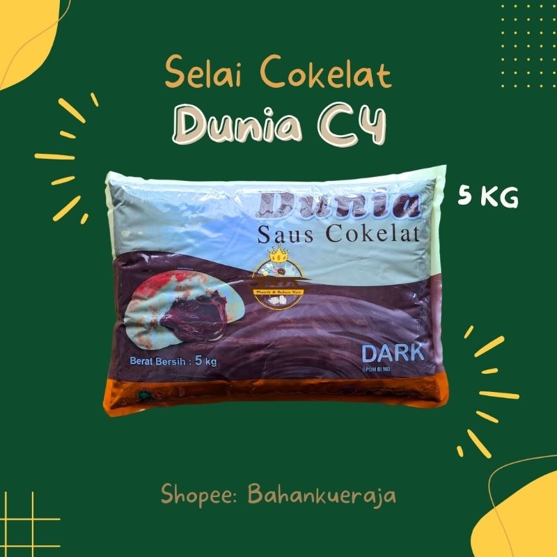 

Selai Cokelat Dunia C4 / Filling Cokelat / Isian Roti 5 KG ( ORIGINAL )
