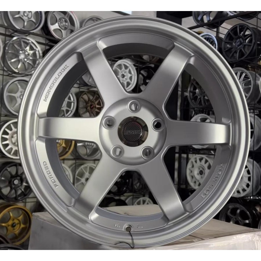 velg racing r17 SSW S205 lebar 9 ET 35 velg ring 17 reborn venturer