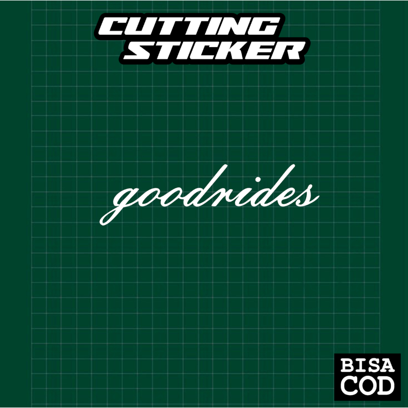 

Cutting Sticker GOODRIDES 13cm