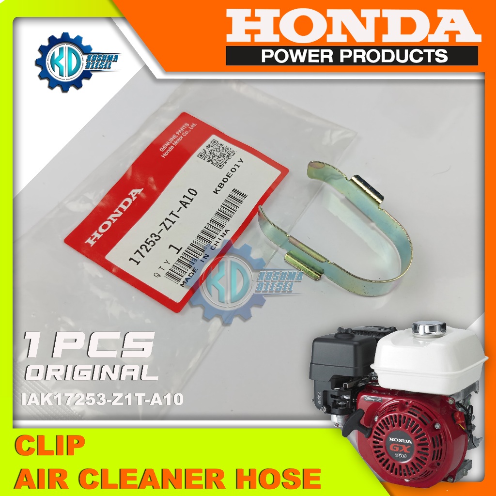 CLIP AIR CLEANER HOSE - PENJEPIT KARET SELANG - GX 200 CAKAR BAJA - KLEM - SPAREPART HONDA GX - ENGI