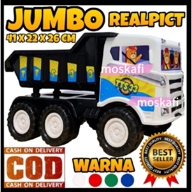 PROMO MAINAN MOBIL TRUK PASIR JUMBO