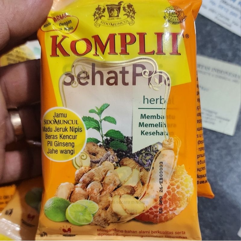 jamu Komplit SehatPria SidoMuncul 1 sachet