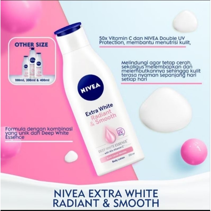 NIVEA BODY LOTION & BODY SERUM