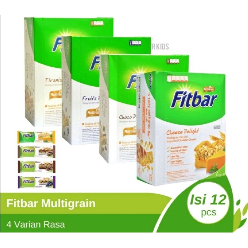 

(KHUSUS BATAM) FITBAR MULTIGRAIN CEMILAN ISI 12 PCS