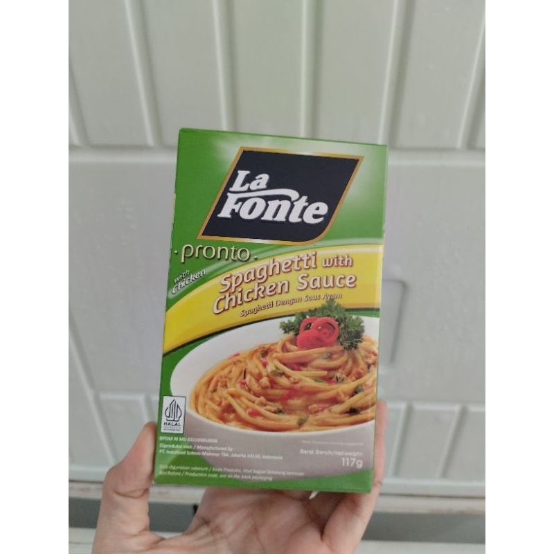 

La Fonte Spaghetti with Chicken Sauce uk 117gr