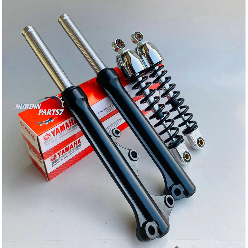 As Shock Depan Tabung + Shockbreaker Belakang Yamaha Jupiter Z New Jupiter z Robot / Jupiter Z1