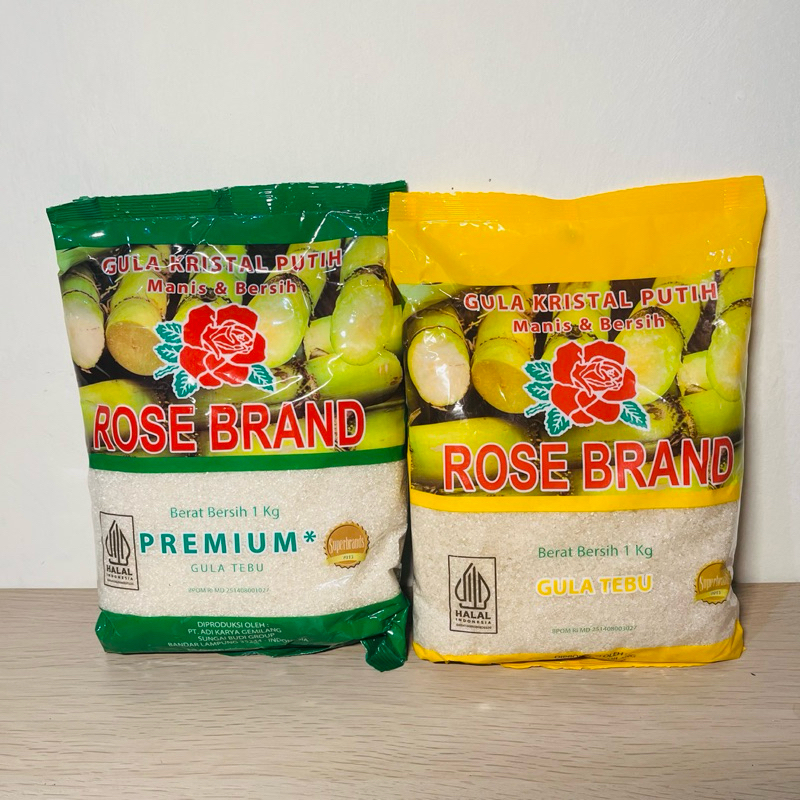 

Rose Brand Gula Pasir Tebu Premium 1 kg