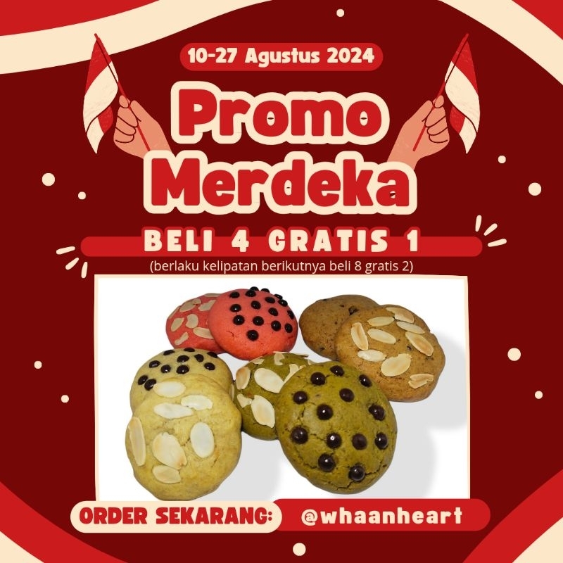 

[PROMO SPESIAL KEMERDEKAAN] Soft Cookies by whaanheart