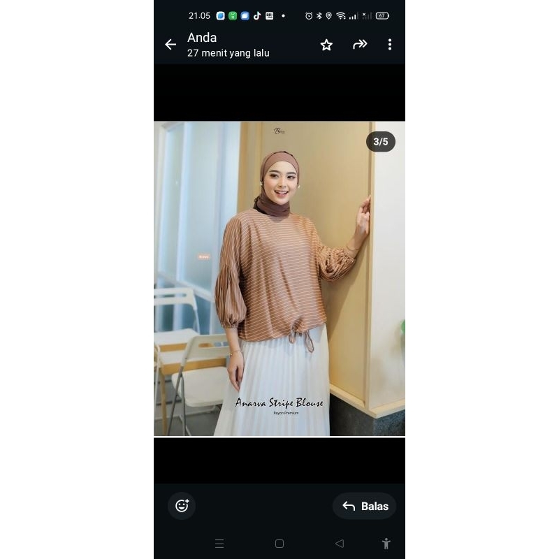 anarva belva.blus strip belva.blus terbaru belva