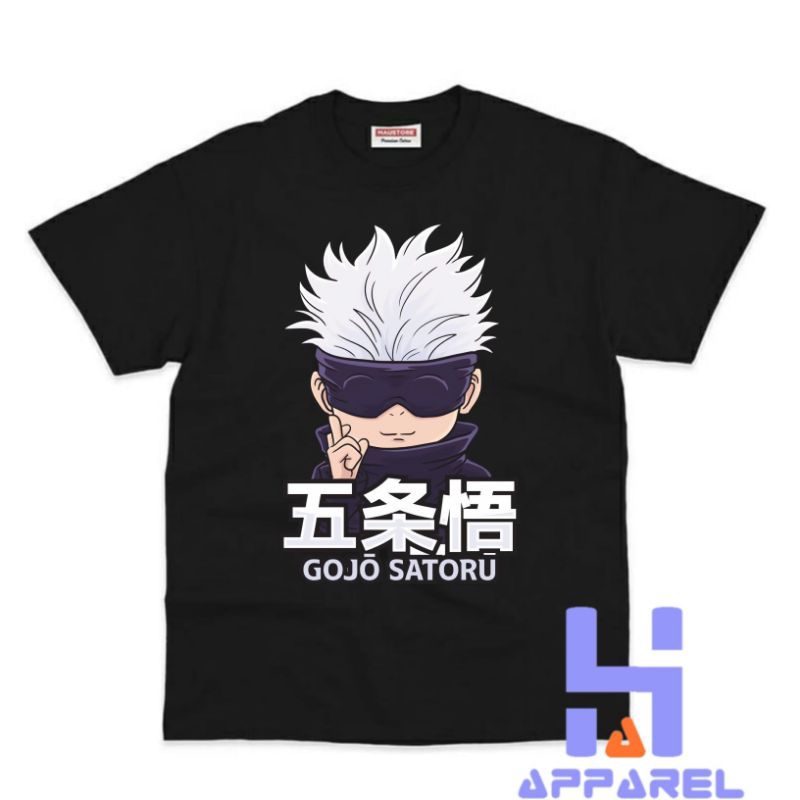 BAJU ANAK KAOS ANAK GOJO SATORU JUJUTSU KAISEN