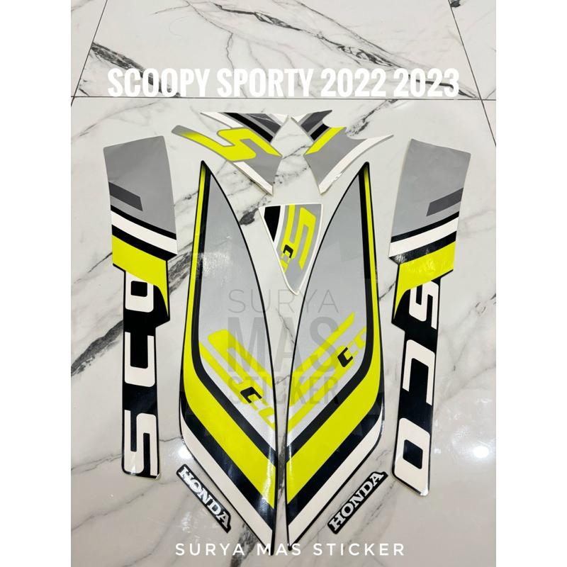 striping scoopy sporty 2022 2023 les bodi motor honda