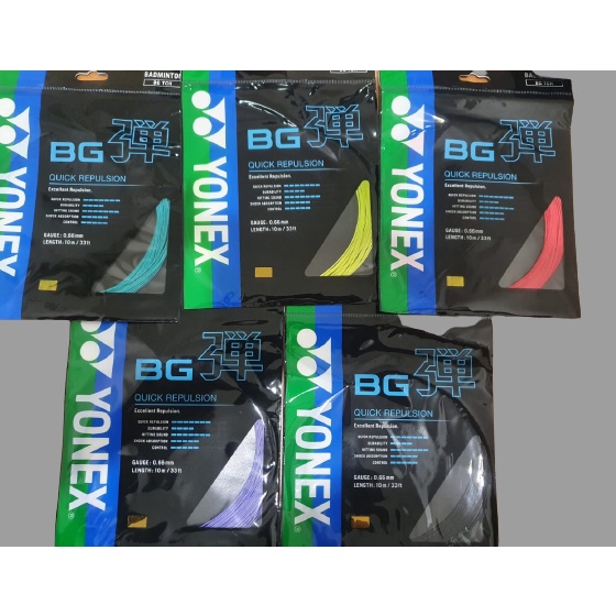 Penjualan Terbanyak SENAR RAKET BADMINTON  SENAR RAKET YONEX BG 6 BG T ORIGINAL 1