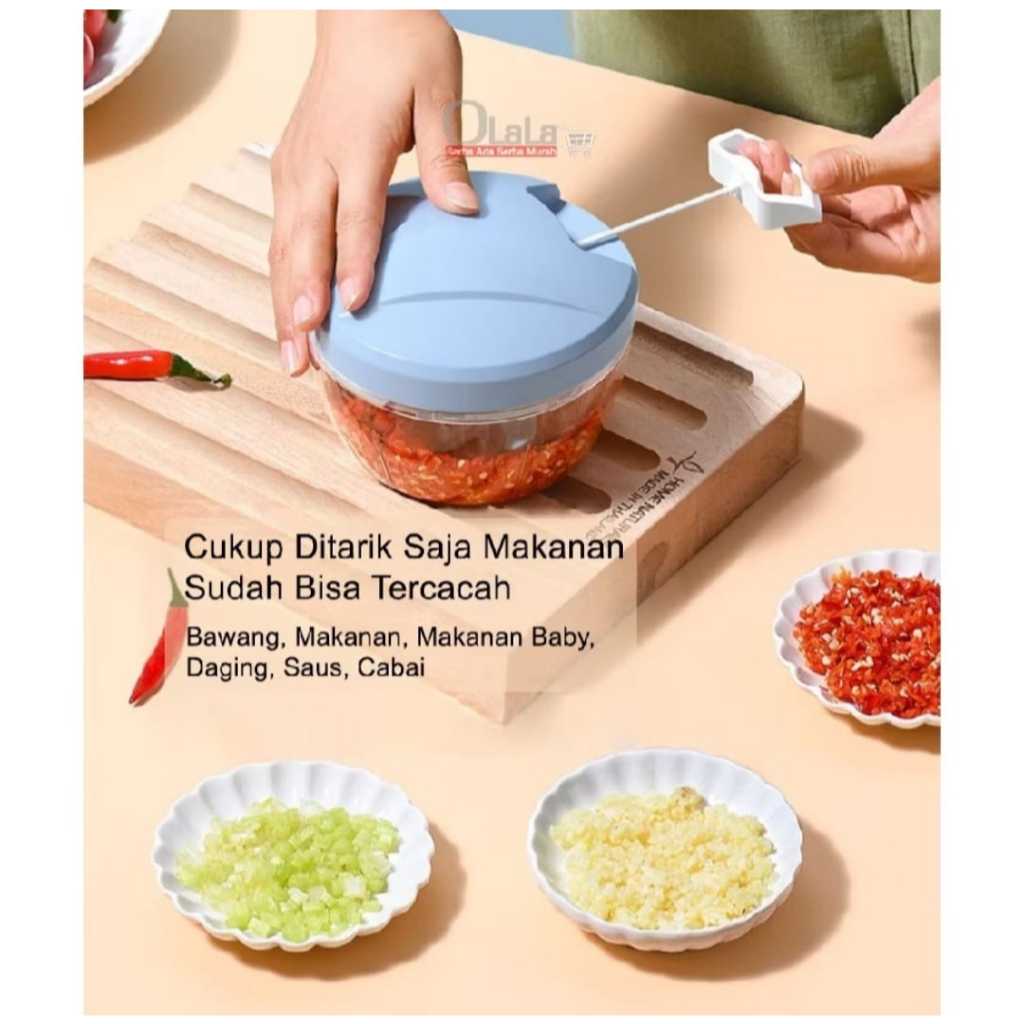 NIQI Chopper Manual Serbaguna Blender Manual