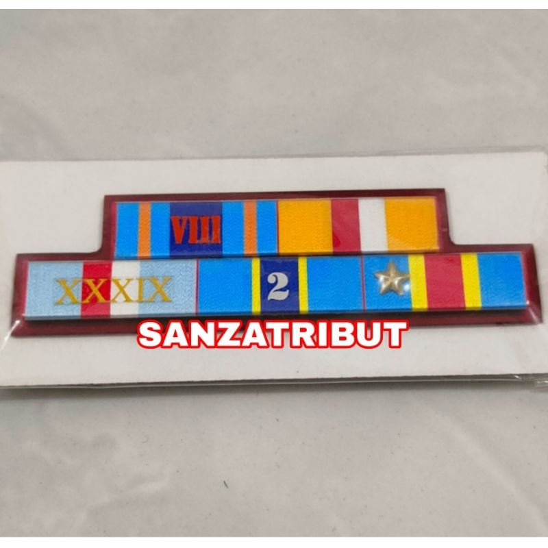 Satya Lencana PDH TNI Kesetiaan 8 Tahun Veteran UN Canti Darma XXX1X Monusco 2 Congo Datar