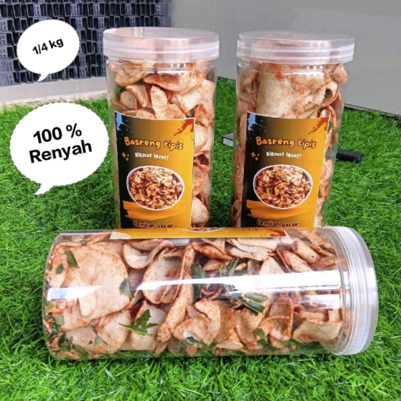 

Basreng balado kering kemasan toples