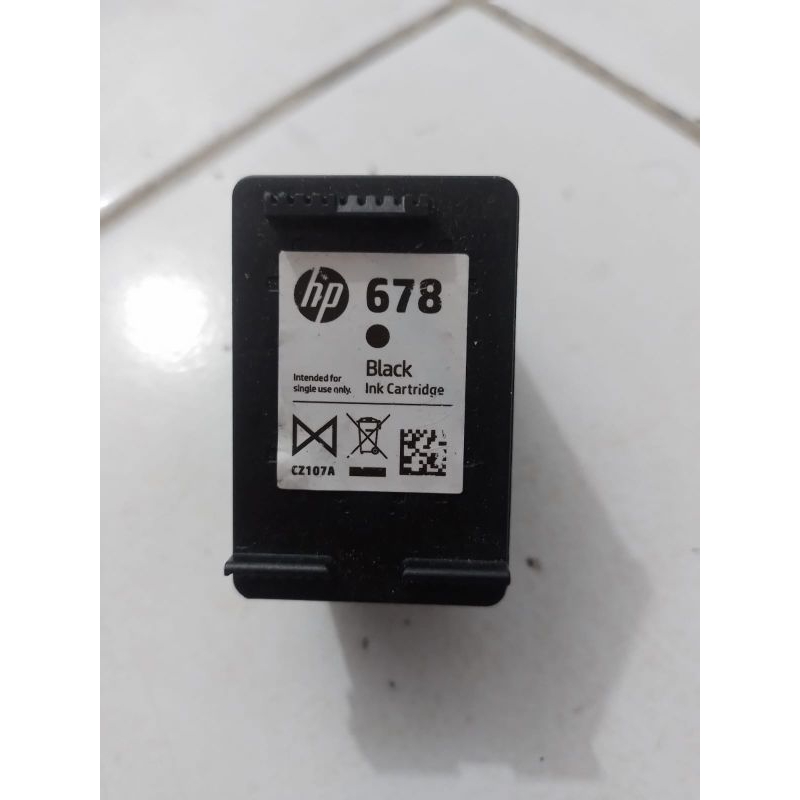 tinta HP 680black /color Bekas refil