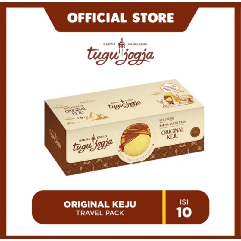 

Bakpia Kukus Tugu Jogja Original Keju-Travel Pack