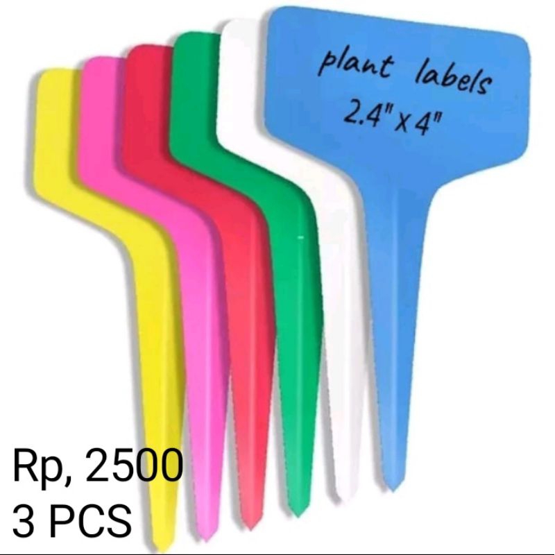 

Label tancap penanda nama tanaman 3 pcs